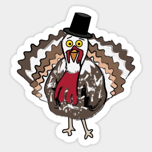 Fancy Turkey! Sticker